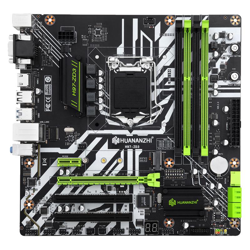 华南金牌h97-zd3主板cpu套装1150台式i5 i3 4130 Intel电脑i74770