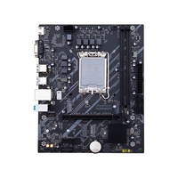华南金牌H610/B660/B760主板CPU套装白色电脑酷睿i3 12100f/i5 12400f H610M-VH-A黑色 单主板