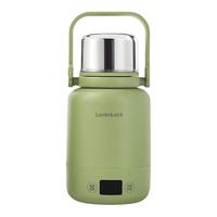 LOCK&LOCK 乐扣吨吨烧水壶户外旅行带肩带便携式电热水壶办公室保温烧水杯