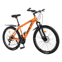 Jeep吉普自行车山地车成人24速24英寸越野代步男女公路车-活力橙 C800升级版-辐条轮-高级灰