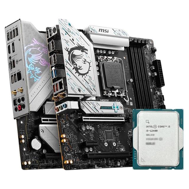 技嘉 MSI 微星 intel/英特尔i3 13100F 盒装处理器搭微星B760M迫击炮主板CPU套装