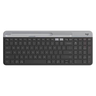 罗技 K580 多设备蓝牙连接 灰色 无线键盘
