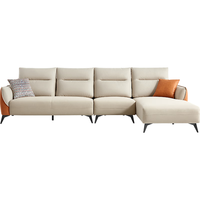 LINSY 林氏家居 S098-A 科技布艺沙发 三人位 黛青色