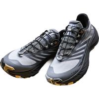 安踏探野丨越野跑鞋男登山户外秋季徒步鞋子男减震耐磨透气运动鞋 雾灰/冷灰-8 7.5(男40.5)