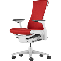 HermanMiller 赫曼米勒 Embody系列 人体工学电脑椅 辣椒红色 Medley织物款
