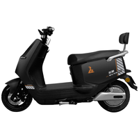 五羊电动摩托车智能NFC大功率电动车俩轮代步电摩男女时尚电动踏板车 科技黑/千瓦高功率电机/前碟后鼓 60V26A/全新石墨烯电池/木架