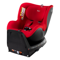 宝得适(BRITAX)儿童座椅0-4岁360度旋转i-Size车载坐椅双面骑士PLUS 火热红