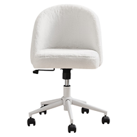 QuanU 全友 家居 书椅简约风布艺软包椅家用升降旋转办公椅电脑椅子129533
