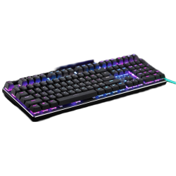 雷柏 V700 合金版 108键 有线机械键盘 黑色 雷柏青轴 RGB