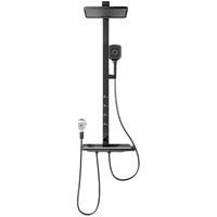 浪鲸 SSWW奶油风恒温淋浴花洒套装背喷家用顶喷全铜沐浴花洒智能数显L1