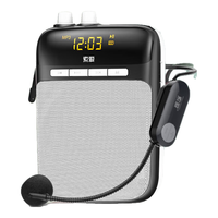 SOAIY 索爱 S318小蜜蜂扩音器教师UHF无线防啸丨睿智黑