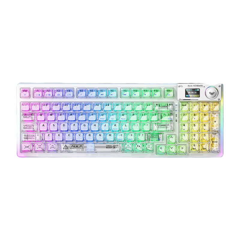 F98Pro冰川白透【冰魄轴】