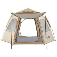 JELUXCAMP 2-3人流沙金四角帐篷 JLP-0070一门三窗