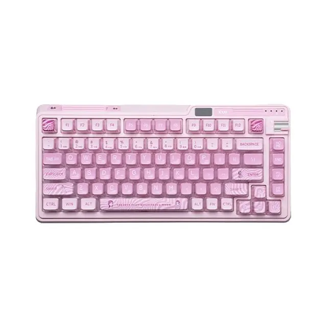 KZZI 珂芝 K75炫彩版 82键 2.4G蓝牙 多模无线机械键盘