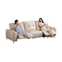 CHEERS 芝华仕 30350 真皮功能沙发 三人位双电动 棉白色