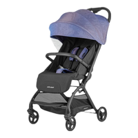 小龙哈彼 婴儿车可坐可躺轻便可登机宝四轮推车极光蓝LD650-A-K038B