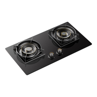 樱花雪燃气灶天然气灶液化气灶煤气灶双灶具家用定时一级能效嵌入式台式两用 【聚能架】双文猛火+防爆钢化玻璃+纯铜火盖 天然气