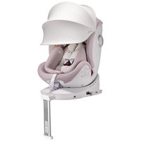 贝思贝特(besbet)追梦号儿童座椅0-12岁婴儿宝宝汽车用i-Size认证智能通风加热 樱桃粉(智能款)