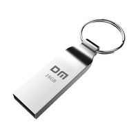 DM 大迈 小风铃系列 PD076 USB 2.0 车载U盘 银色 16GB USB