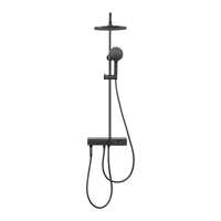 悍高(HIGOLD)智能淋浴花洒套装钢琴按键增压多功能淋雨器枪灰色沐浴 四功能置物花洒-枪灰色