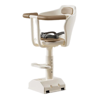 贝初众电动车儿童座椅前置电瓶车宝宝坐椅摩托车婴儿小孩小凳子爱玛 【X2升级款】奶芙白-全包护栏款 升级/舒适出行/高低可调