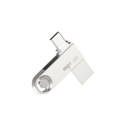 爱国者 U322 USB 3.2 U盘 银色 128GB USB-A/Type-C双口