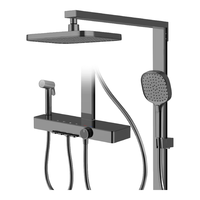  箭牌 ARROW C1 Pro AE34186MZGGW-P1 置物淋浴花洒套装 枪灰