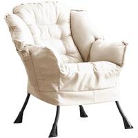 初学者 cxuez 电脑椅 米白加厚鹿皮绒