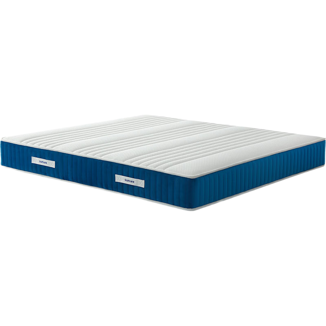 全友 家居 进口天然乳胶床垫1.5x2米独立袋装弹簧卧室家用护脊床垫子