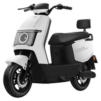 五羊高速60V72V电动摩托车成人男女通勤代步电瓶车 塔夫白/速度50M/前碟后鼓/靠背版 72V26A/全新石墨烯电池/木架