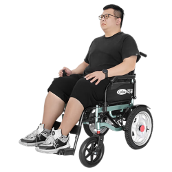 可孚 电动轮椅防侧翻减震智能全自动老人越野老年人残疾人代步车轻便折叠铅酸锂电池 超值性价