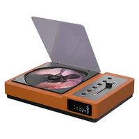 THINKYAR01发烧友CD播放机怀旧复古造型光纤输出蓝牙便携充电无线遥控USBflac/ape无损音效 R01复古CD机 直推式调音