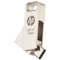 HP 惠普 256G 多功能三用手机电脑平板Type-C和USB接口U盘