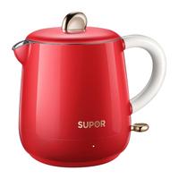 SUPOR 苏泊尔 电热水壶1.7L开水家用不锈钢自动断电水壶烧水壶宿舍煮茶壶