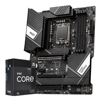 微星（MSI）B760M 搭 英特尔 12代I5 CPU主板套装 H610M-S WIFI DDR4 I5 12490F