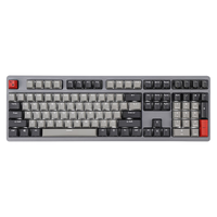 Double Shell 静音无线蓝牙有线三模机械键盘办公深海樱桃静音红