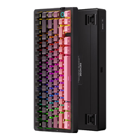  MCHOSE/迈从 客制化 机械键盘  黑莓粉渐变 单色背光 冰蓝轴