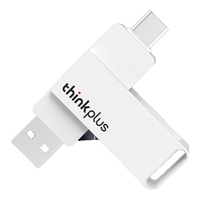 ThinkPlus联想 512G USB3.2金属U盘 高读速写Type-C双接口大容量手机电脑两用u盘商务办公优盘 TU260系列 512GB