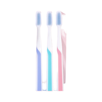 Namei 纳美 纳米抗菌成人软毛牙刷细毛 清洁口腔护龈健齿3支装多种选择 净柔细毛1019