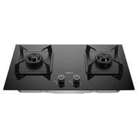 Midea 美的 燃气灶双灶家用煤气炉灶不锈钢天然气液化气灶具嵌入台式猛火