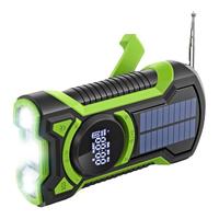 手摇发电收音机手电筒防灾地震应急太阳能充电宝户外多功能防水