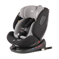 众霸(ZHONGBA)Lyb839 儿童座椅0-12岁汽车用 isize认证 婴儿宝宝记忆仿生舱 黑精灵 LYB839【ISIZE+ADAC】(黑精灵)