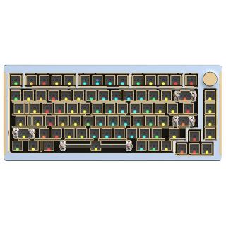  魔咖 MONKA  6075 Pro 82键 2.4G蓝牙 多模无线机械键盘套件