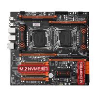 华南金牌 x99双路主板cpu套装2011针台式机ddr4电脑e5 2680/2690v3