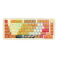 REDRAGON 红龙 KS82 PRO 81键+多媒体旋钮 三模机械键盘 功夫小子 苏洛轴 RGB