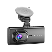 凌度 V580行车记录仪4K高清360°全景前中后三录内置64G