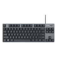 logitech/罗技 TTC轴 机械键盘  黑色 红轴 无背光