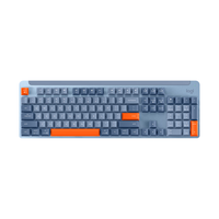 罗技(Logitech)K865无线机械键盘 办公无线键盘 蓝牙键盘 104键全尺寸 TTC红轴 垂直收纳 一键三连 雾霭蓝 【K865】雾霭蓝 TTC红轴