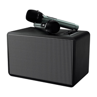 雷登(OHAYO)家庭KTV音响套装卡拉ok机手机电视练歌客厅家用商用小型点歌机无线麦克风唱歌机 E20黑色 100W【双麦】