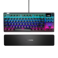 Steelseries 赛睿 Apex 7 TKL 84键 有线机械键盘 黑色 赛睿QX2青轴 RGB
